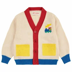 Cardigan Colorblock Train Coton Bio | Pulls, Gilets|Pulls, Gilets