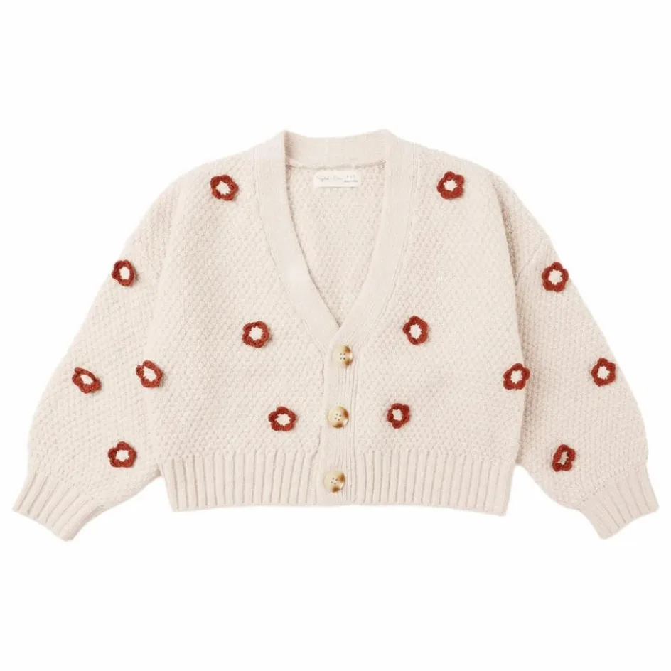 Best Rylee + Cru Cardigan Crop Ruby Daisy | Rose poudré