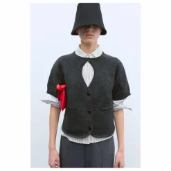 Discount Cardigan Cut-Out Coton Recyclé | Femme Pulls, Gilets
