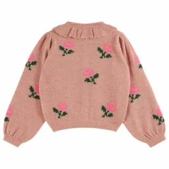 Outlet Cardigan Fleurs | Enfant Pulls, Gilets|Pulls, Gilets