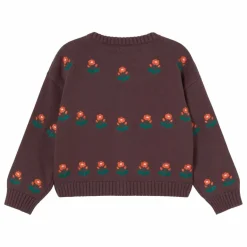 Enfant Tinycottons Pulls, Gilets*Cardigan Fleurs Laine |