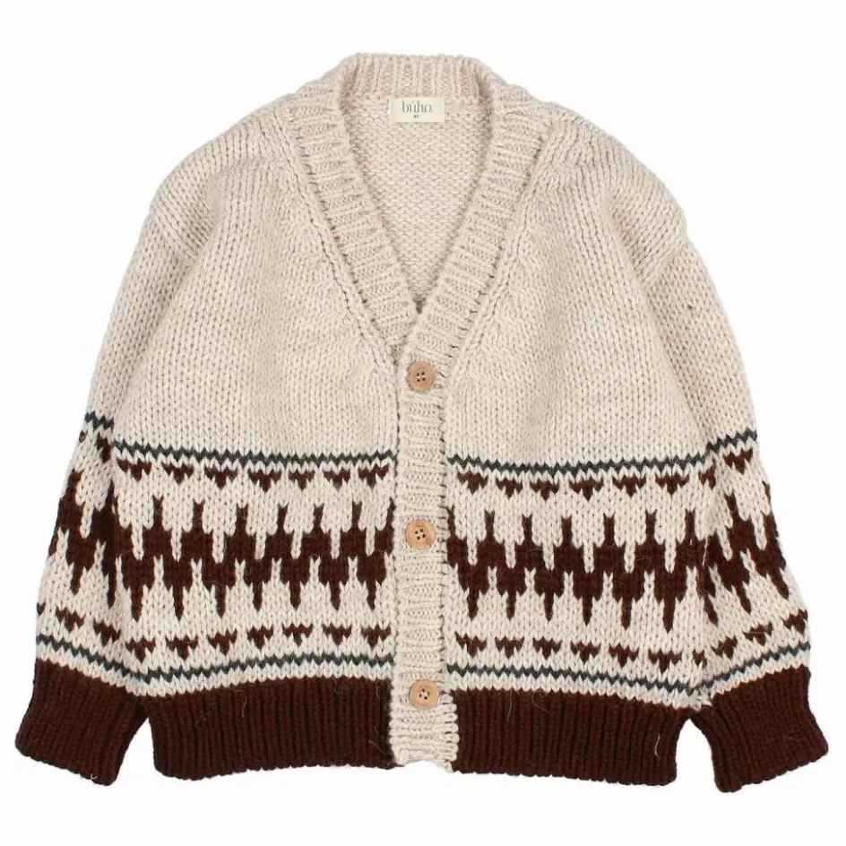 Enfant Búho Pulls, Gilets|Pulls, Gilets*Cardigan Folk Laine Alpaga |