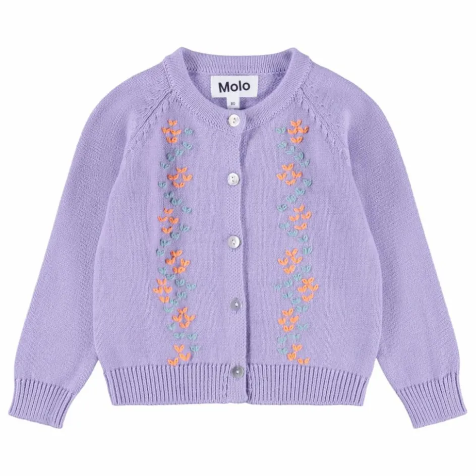 Hot Molo Cardigan Gilli Coton Bio | Violet