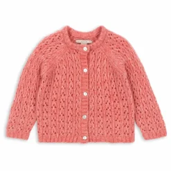 Outlet Konges Sløjd Cardigan Isa Laine | Rose