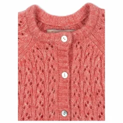 Outlet Konges Sløjd Cardigan Isa Laine | Rose