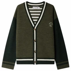 Clearance Bonpoint Cardigan Julian Laine | Vert kaki