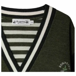 Clearance Bonpoint Cardigan Julian Laine | Vert kaki