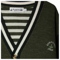 Clearance Bonpoint Cardigan Julian Laine | Vert kaki
