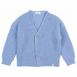 Outlet Búho Cardigan Laine Alpaga | Bleu