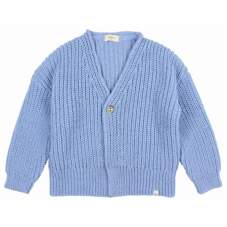 Outlet Búho Cardigan Laine Alpaga | Bleu