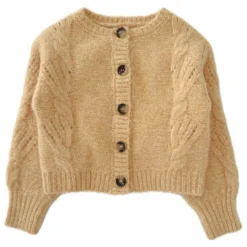 Enfant Longlivethequeen Pulls, Gilets|Pulls, Gilets*Cardigan Laine Torsadé |