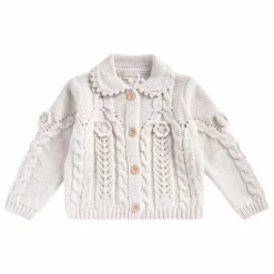Enfant Louise Misha Pulls, Gilets|Pulls, Gilets*Cardigan Louny Maille Fleurie |
