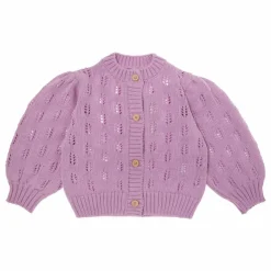Discount Tocoto Vintage Cardigan Maille Fleurs | Lilas tLilas