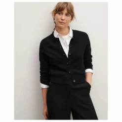 Sale Bompard Cardigan Manches Raglan Cachemire | Noir