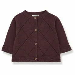 Clearance 1+ in the family Cardigan Nanna Laine Mérinos | Bordeaux