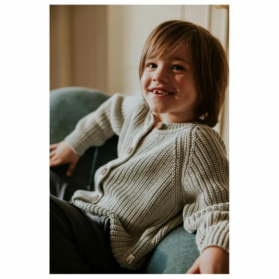 Yuki Cardigan Raglan Coton Bio ||Enfant Pulls, Gilets|Pulls, Gilets