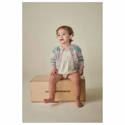 Clearance Cardigan Rayé Coton Bio | Enfant Pulls, Gilets