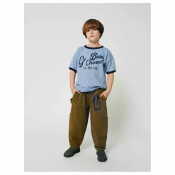 Bobo Choses Cargo Tic Tac Toe Coton Bio ||Enfant Pantalons Jeggings|Pantalons, Joggers