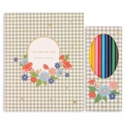 Online Carnet de coloriage et ses 6 crayons de couleurs | Loisirs Créatifs