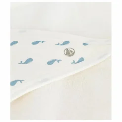 Best Petit Bateau Carré de Bain Baleines | Blanc
