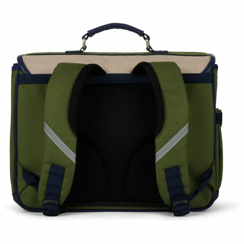 New Caramel & Cie Cartable Safari | Vert kaki
