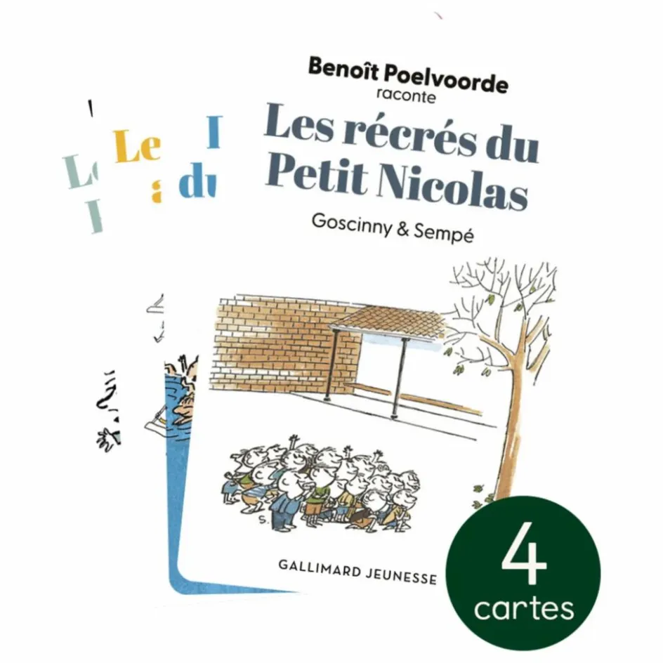 Online Yoto Player Cartes Les aventures du Petit Nicolas - Pack de 4 Multicolore