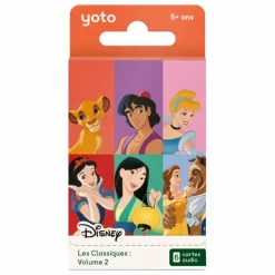 Yoto Player Jeux High-Tech*Cartes Les classiques Disney volume 2 - Pack de 6