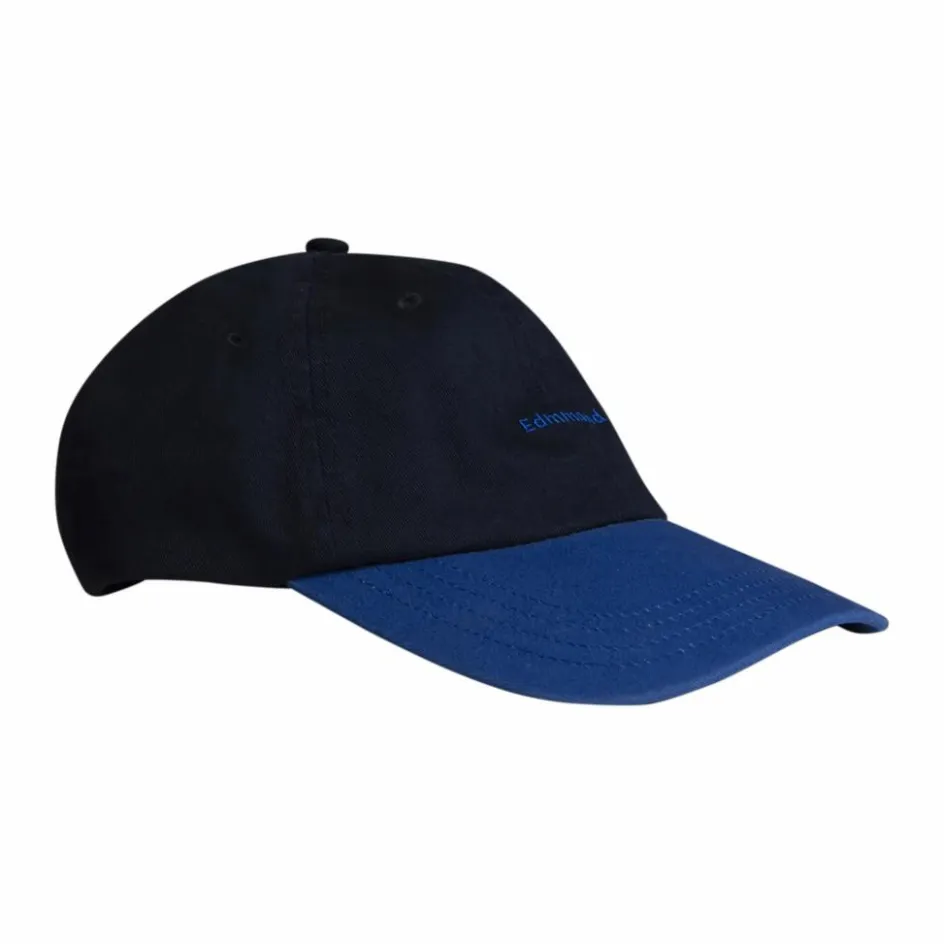 Outlet Edmmond Studios Casquette Bicolore Logo | Bleu marine