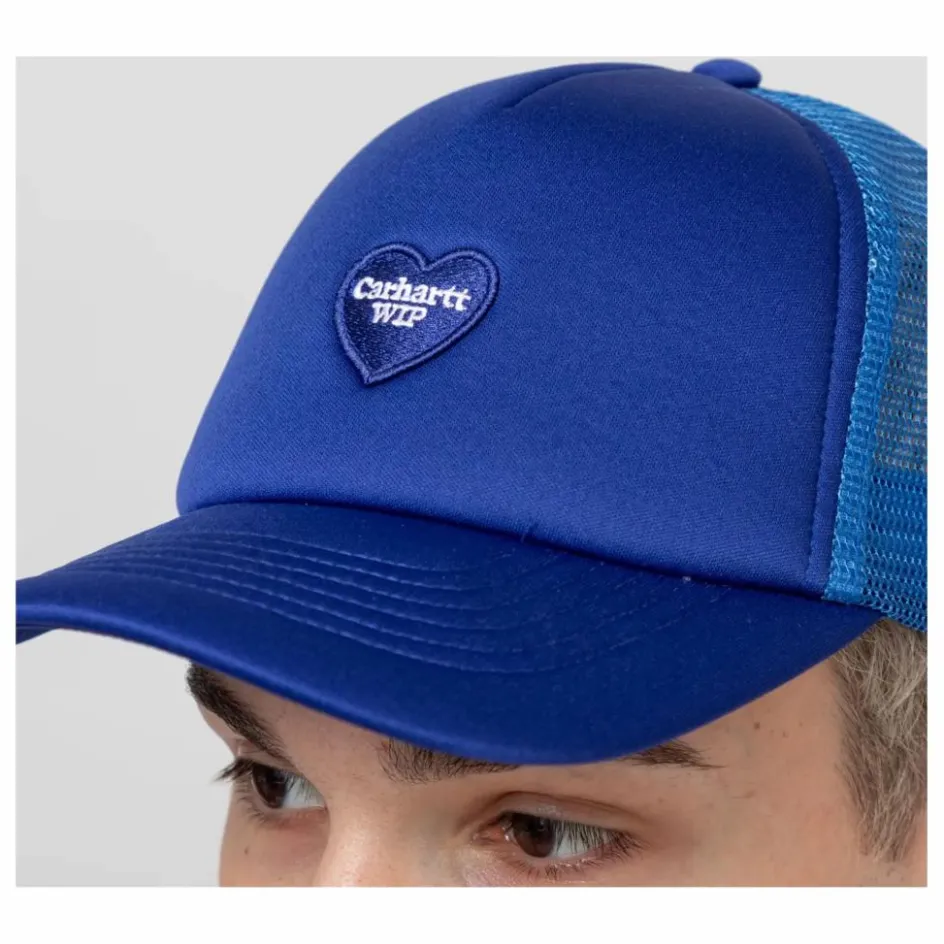 Hot Carhartt WIP Casquette Heart Patch | Bleu électrique