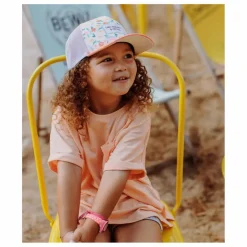 Hello Hossy Casquette Visière Courbée Trucker Watercolor | Orange