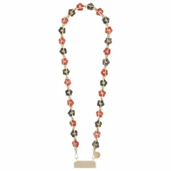 LaCoqueFrançaise High-Tech*Chaine Longue Cassy Fleurs 120 cm |
