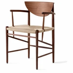 & Tradition Chaise Drawn HM4 en bois avec accoudoirs || Chaises, Tabourets, Bancs