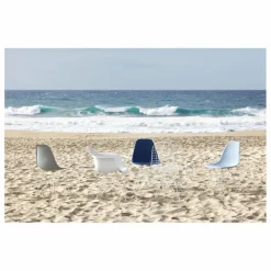 Vitra Chaise DSR Plastic - piètement blanc epoxy - Charles & Ray Eames || Chaises, Tabourets, Bancs