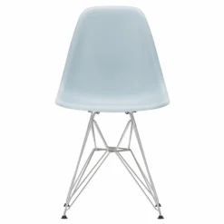 Clearance Vitra Chaise DSR Plastic - piètement Chromé - Charles & Ray Eames | Gris bleuté