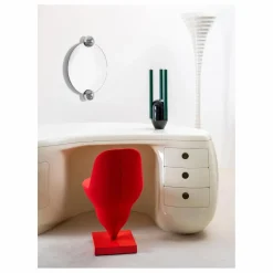 Clearance Moustache Chaise Gelato piètement - Jean-Baptiste Fastrez | Rouge