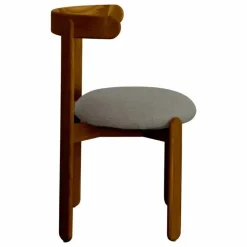 Clearance Chaise Lilas en bois finition Teck, assise en laine | Chaises, Tabourets, Bancs