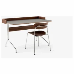 & Tradition Chaise Pavilion AV1, piètement chromé - Lot de 2 || Chaises, Tabourets, Bancs