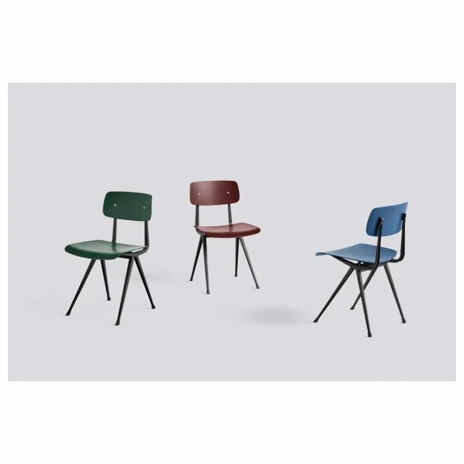 Hay Chaises, Tabourets, Bancs*Chaise Result en chêne teinté - Réedition Friso Kramer & Wim Rietveld |