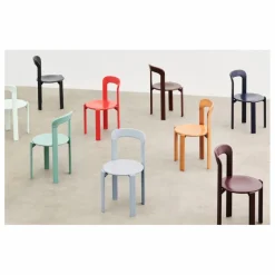 Hay Chaises, Tabourets, Bancs*Chaise Rey en bois laqué - Bruno Rey |