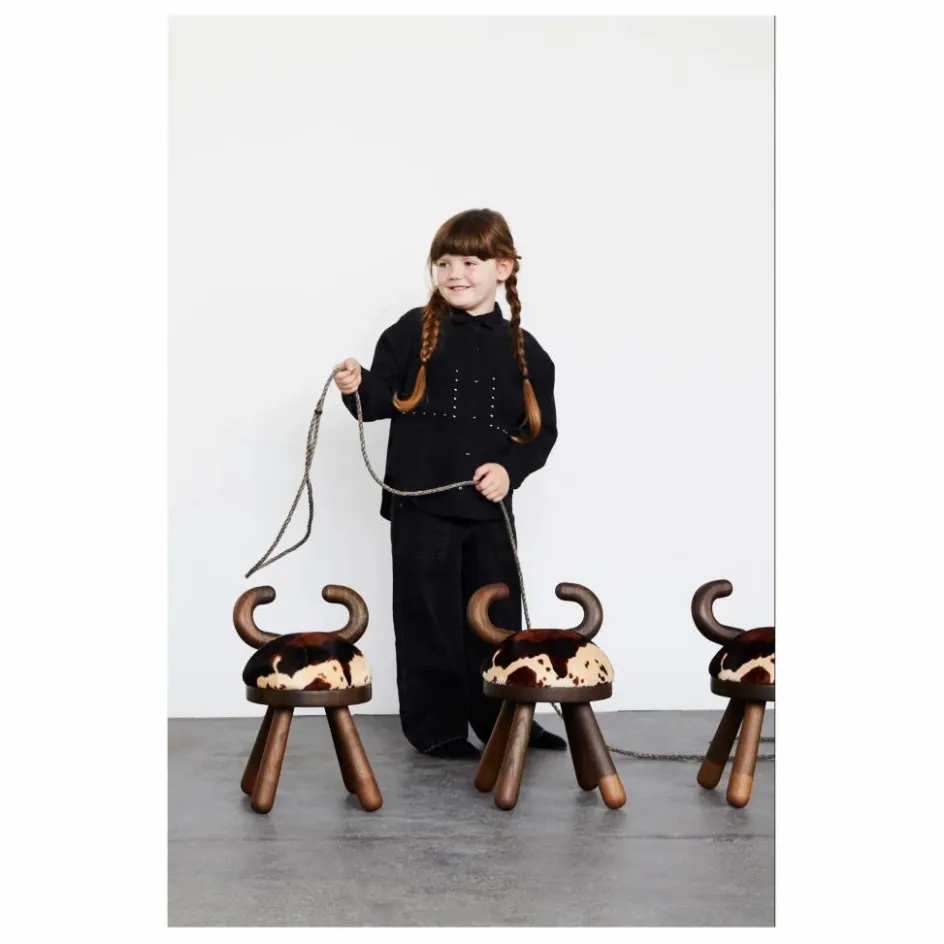 Hot Chaise vachette en chêne et noyer par Takeshi Sawada | Enfant Chaises Enfant