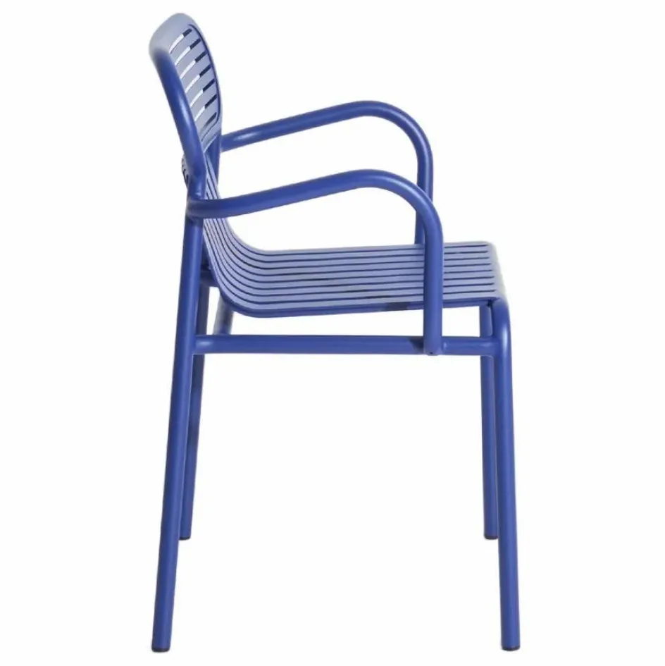Outlet Petite friture Chaise Week-end avec accoudoirs - Set de 2 | Bleu