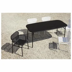 Online Petite friture Chaise Week-end avec accoudoirs - Set de 2 | Noir