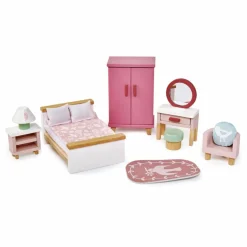 Tender Leaf Toys Chambre à coucher pour maison de poupées| Maisons De Poupées