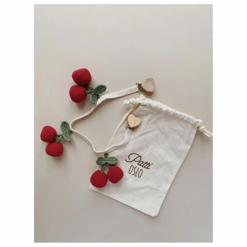 Clearance Patti Oslo Chaîne pour poussette Cerise | Rouge