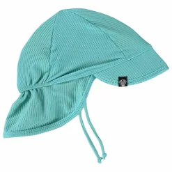 Outlet Beach & Bandits Chapeau Anti-UV Côtelé Fibres Recyclées | Turquoise