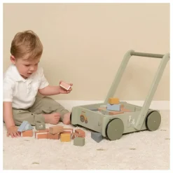 Little Dutch Jouets D'Éveil|Jouets D'Éveil*Chariot à blocs en bois FSC - Little Farm