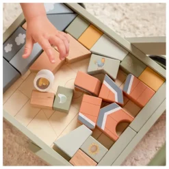 Little Dutch Jouets D'Éveil|Jouets D'Éveil*Chariot à blocs en bois FSC - Little Farm