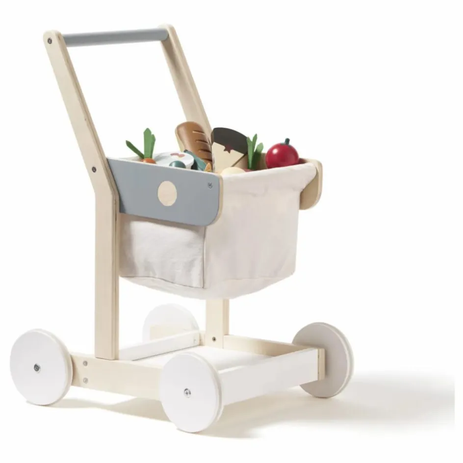Chariot de courses en bois Cuisines, Marchandes