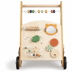 Hot Sebra Chariot de marche et d'activités Bois clair