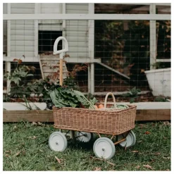 Olli Ella Chariot en rotin|Enfant Rangements|Patères, Paniers Enfant